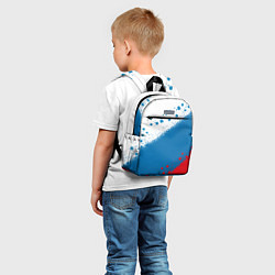 Детский рюкзак Российский триколор, цвет: 3D-принт — фото 2