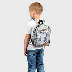 Детский рюкзак Сто зеленых, цвет: 3D-принт — фото 2
