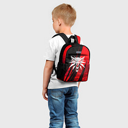 Детский рюкзак The witcher - red sport, цвет: 3D-принт — фото 2
