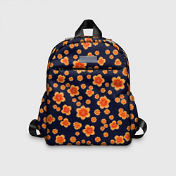 Детский рюкзак Арт цветочный узор, цвет: 3D-принт