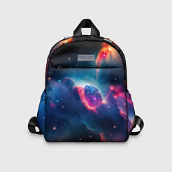 Детский рюкзак Арт яркий космос, цвет: 3D-принт