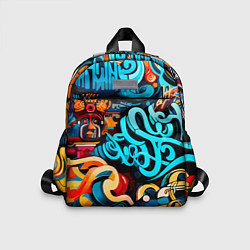 Детский рюкзак Abstract graffiti - ai art, цвет: 3D-принт
