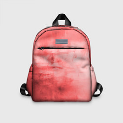 Детский рюкзак Красный гранж, цвет: 3D-принт
