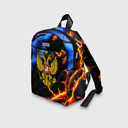 Детский рюкзак Россия наша страна герб шторм, цвет: 3D-принт — фото 2