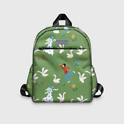 Детский рюкзак Надоедливые гуси - паттерн, цвет: 3D-принт