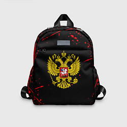 Детский рюкзак Краски Россия герб, цвет: 3D-принт