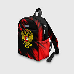 Детский рюкзак Герб РФ патриотический краски, цвет: 3D-принт — фото 2