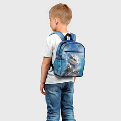 Детский рюкзак Зимний дракон, цвет: 3D-принт — фото 2