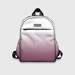 Детский рюкзак Туманный градиент бело-бордовый, цвет: 3D-принт