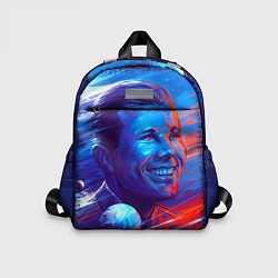 Детский рюкзак Улыбка Гагарина, цвет: 3D-принт