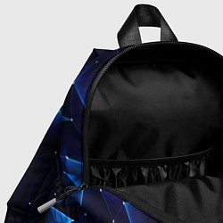 Детский рюкзак Синяя геометрическая абстракция, цвет: 3D-принт — фото 2