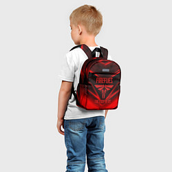 Детский рюкзак Одни из нас geometry redstripes, цвет: 3D-принт — фото 2