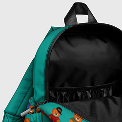 Детский рюкзак Слово пацана: мишки-персонажи, цвет: 3D-принт — фото 2