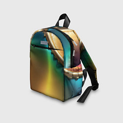 Детский рюкзак Радужный градиент с накидкой, цвет: 3D-принт — фото 2