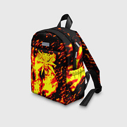 Детский рюкзак Ведьмак огненное лого, цвет: 3D-принт — фото 2