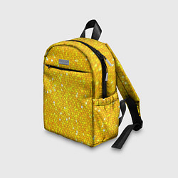 Детский рюкзак Веселая мозаика желтая, цвет: 3D-принт — фото 2