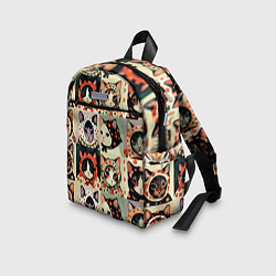 Детский рюкзак Кот Алёнка - поп арт, цвет: 3D-принт — фото 2