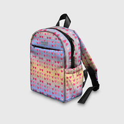 Детский рюкзак Много сердечек, цвет: 3D-принт — фото 2