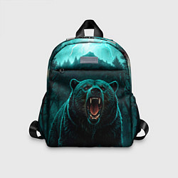Детский рюкзак Царь тайги - медведь молнии, цвет: 3D-принт