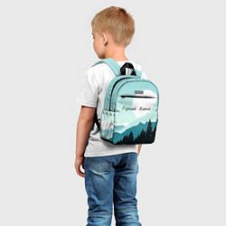 Детский рюкзак Горный Алтай пейзаж, цвет: 3D-принт — фото 2