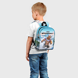Детский рюкзак Медведь с триколором, цвет: 3D-принт — фото 2