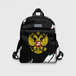 Детский рюкзак Герб РФ краска, цвет: 3D-принт