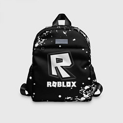 Детский рюкзак Roblox белая краска, цвет: 3D-принт