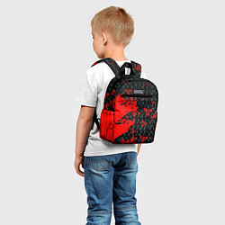 Детский рюкзак Destiny краски надписи текстура, цвет: 3D-принт — фото 2