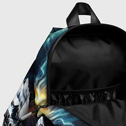 Детский рюкзак Молнии и горы, цвет: 3D-принт — фото 2