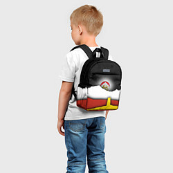 Детский рюкзак Осетия горы и ночное небо, цвет: 3D-принт — фото 2