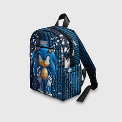 Детский рюкзак Sonic - splash and logo, цвет: 3D-принт — фото 2