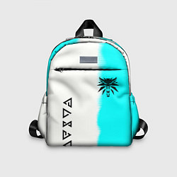 Детский рюкзак Ведьмак лого краска текстура, цвет: 3D-принт