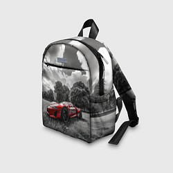 Детский рюкзак Парковка в неположенном месте спорткара, цвет: 3D-принт — фото 2