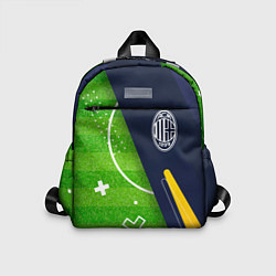 Детский рюкзак AC Milan football field, цвет: 3D-принт