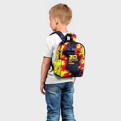 Детский рюкзак Thirty Seconds to Mars огненное лого, цвет: 3D-принт — фото 2