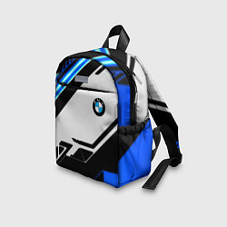 Детский рюкзак BMW спортивная геометрия, цвет: 3D-принт — фото 2