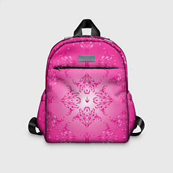 Детский рюкзак Узоры на розовом фоне, цвет: 3D-принт