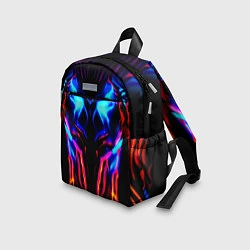 Детский рюкзак Неоновый киберкостюм, цвет: 3D-принт — фото 2