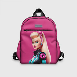 Детский рюкзак Кукла Барби - киберпанк, цвет: 3D-принт