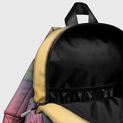 Детский рюкзак Радужные переходы градиент, цвет: 3D-принт — фото 2