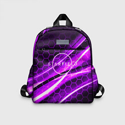 Детский рюкзак Starfield game logo neon