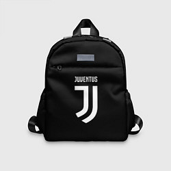 Детский рюкзак Juventus sport fc белое лого, цвет: 3D-принт