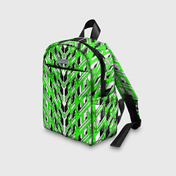 Детский рюкзак Зелёная техно броня, цвет: 3D-принт — фото 2