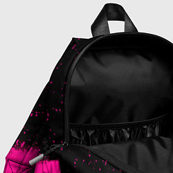 Детский рюкзак Roma - neon gradient посередине, цвет: 3D-принт — фото 2