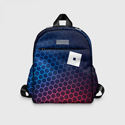 Детский рюкзак Roblox неоновые соты, цвет: 3D-принт