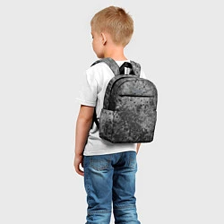 Детский рюкзак Абстракция - серый пунш, цвет: 3D-принт — фото 2