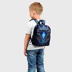 Детский рюкзак Магическая синяя абстракция, цвет: 3D-принт — фото 2