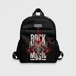 Детский рюкзак Рок музыка - тяжёлый рок, цвет: 3D-принт