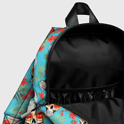 Детский рюкзак Черепа и отпуск, цвет: 3D-принт — фото 2