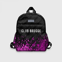 Детский рюкзак Club Brugge pro football посередине, цвет: 3D-принт